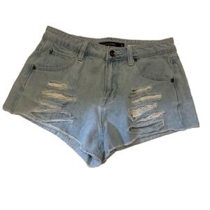 Black heart high waisted shorts